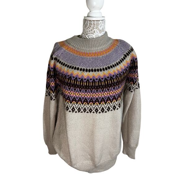 Maurice’s multicolor cozy Cabincore fair isle sweater - women’s size XXL - Picture 1 of 7
